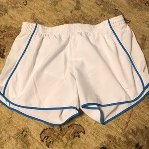 Blue/white dri-fit Nike shorts